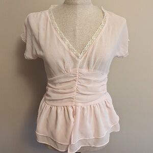 Costa Blanca vintage pink top